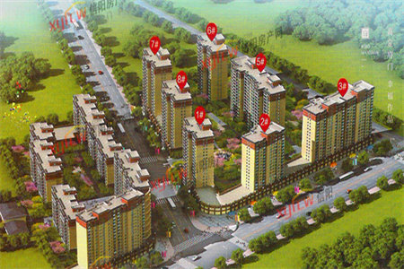 海之缘小区4楼3室2厅1卫101.07m2中档装修共5层